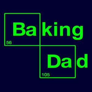 Baking Dad - JB's Cross Back Canvas Apron Design